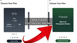 Cara Tukar Postpaid Plan B10 XOX Black Bill Kepada Prepaid OneXOX Biasa [upl. by Medlin67]