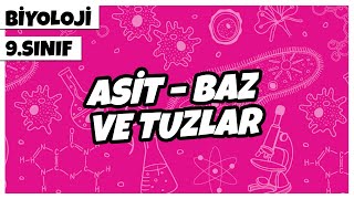 9 Sınıf Biyoloji  Asit – Baz ve Tuzlar  2022 [upl. by Trinl]