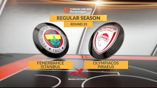 Highlights Fenerbahce IstanbulOlympiacos Piraeus [upl. by Erehpotsirhc]