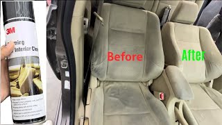 Cars interior cleaning at home😍 shocking results😮🔥 Is it because of 3M spray [upl. by Norval]