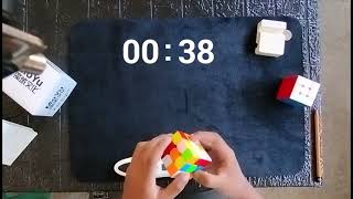 my very first sub 2 single on a 3x3x3 Blindfolded M2OP [upl. by Almat341]