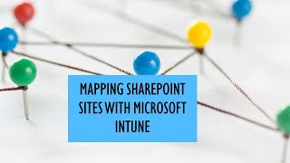 How to map SharePoint sites via Microsoft Intune m365 intune o365 sharepoint [upl. by Adniles215]