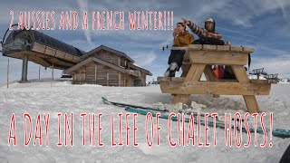 Ski season vlog  Chalet hosts [upl. by Annaed]