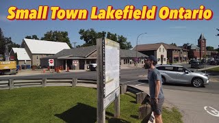 Walking a small town Lakefield Ontario [upl. by Iaw]