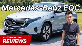 2021 MercedesBenz EQC 400 4MATIC Electric Art  sgCarMart Reviews [upl. by Eidissac]