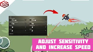 DA2 MiniMIlitia How To Adjust Sensitivity and Increase Your Speed [upl. by Firehs]