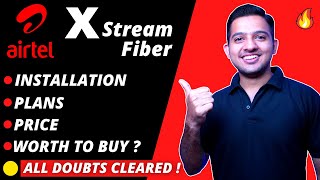 Airtel Xstream Fiber  Airtel Xstream Fiber Installation  Airtel Fiber 499 Plan⚡Worth To Buy [upl. by Randell]