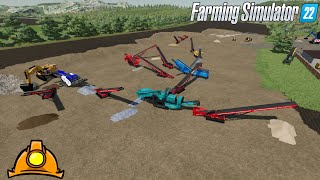 FS22 🚧 Terex Tracked Conveyor Pack 🚧 Farming Simulator 22 Mods [upl. by Llirrem]