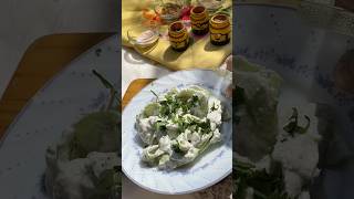 Healthy cucumber and yogurt salad Magical salad 😍🥗 Flavourfulmind yt salad ytshort [upl. by Hanny]