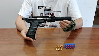 Ruger MARK IV Shell Ejection Soft Bullet Toy Gun Unboxing 2023  Disassembly and Realistic [upl. by Centeno]