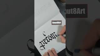 Der Weltbeste Kalligrafie Stream auf Twitch 🌍✍️👾 calligraffiti calligraphy twitch kalligrafie [upl. by Seldan]