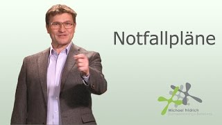 Wie Notfallpläne helfen I Führungstrainer Michael Fridrich [upl. by Eynahpets44]