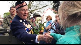 Crowds fill Apeldoorn to honour Canadian liberators [upl. by Izzy23]