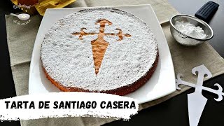 TARTA DE SANTIAGO POSTRE FÁCIL [upl. by Doownyl570]