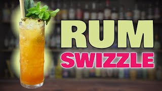 Bermuda RUM SWIZZLE Recipe with Goslings Rum Cocktails Recipes [upl. by Eiger220]