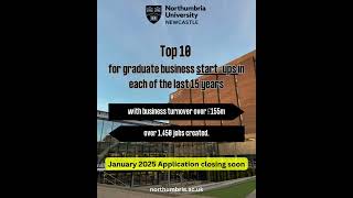 Northumbria University  Admission Closing Soon  2025 Intake UK ielts education pgcourse [upl. by Llehsor761]