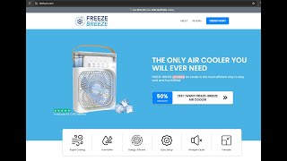 Is FREEZEBREEZE Portable Air Cooler Scam Or Genuine Does it work [upl. by Aicirtap438]