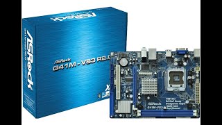 ATUALIZANDO A BIOS Asrock g41m vs3 bios [upl. by Orravan379]