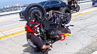 11 Minutes OF CRAZY INSANE and UNEXPECTED Motorcycle Moments  Ep 590 [upl. by Dnalyk]