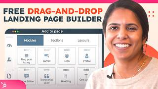 How to Create a Landing Page FREE Landing Page Builder [upl. by Wilburn]