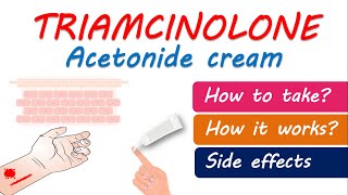 Triamcinolone acetonide cream USP 01  How to use Precautions and side effects [upl. by Calderon]