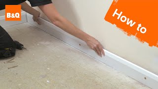 How to fit skirting boards part 2 fixing the skirting boards [upl. by Lilias175]