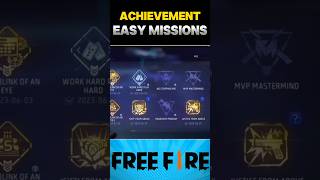 Achievement Emote missions 🤑 Free emote in free fire shorts freefire [upl. by Enamrej]