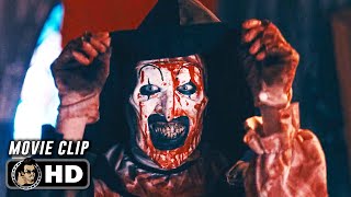 TERRIFIER 2  Art VS Sienna Part One 2022 Movie CLIP HD [upl. by Imiaj]