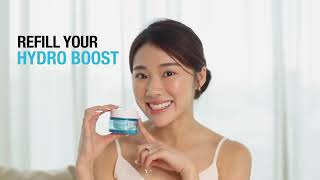 Neutrogena Hydro Boost Water Gel Refill HowTo [upl. by Urian395]