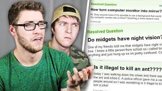 DUMBEST QUESTIONS EVER ASKED YAHOO ANSWERS CRINGE [upl. by Imena]