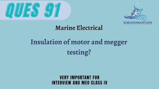 Motor Insulation and Megger Testing A Comprehensive Guide  samudramanthan [upl. by Thelma]