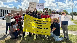 SWFL Letter Carriers for a Fair Contract Now [upl. by Akoyin668]