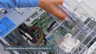 Visão rápida do Servidor HP  HPE ProLiant ML30 Gen9 Video [upl. by Ettezil]