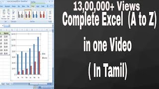 Complete Excel learning in 90 Mins  MS excel in Tamil [upl. by Ainud]