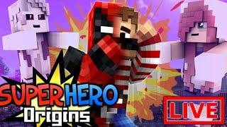 Minecraft Super Hero Origins LIVE 65 Modded Minecraft Roleplay [upl. by Mccollum88]