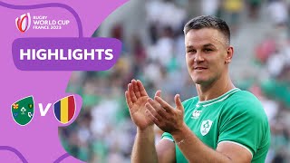 Sexton sets RECORD on Ireland return  Ireland v Romania  Rugby World Cup 2023 Highlights [upl. by Yekcor]