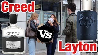 Creed Aventus vs Parfums de marly Layton  fragrance test [upl. by Roice]