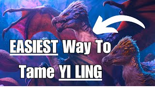 Easiest Way To Tame A Yi Ling In ARK Survival Ascended [upl. by Notsreik]