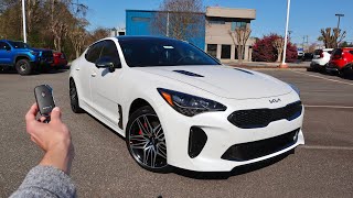 2022 Kia Stinger GT2 AWD Start Up Exhaust Test Drive and Review [upl. by Cherianne]