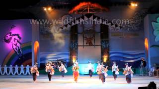 Song depicting the origin of Manipuris at Sangai Festival [upl. by Jerome708]