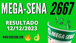 🍀 Resultado MegaSena 2667 [upl. by Eon41]