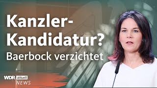 Annalena Baerbock schließt Kanzlerkandidatur aus  Aktuelle Stunde [upl. by Fosdick]