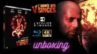 L’ARMÉE DES 12 SINGES  Édition culte STEELBOOK 4k  blu ray  bonus exclusifs amp goodies  UNBOXING [upl. by Ebocaj]