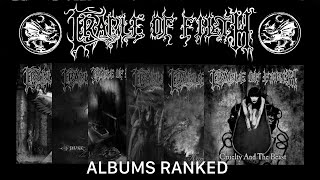 Cradle Of Filth Albums Ranked [upl. by Zachery]