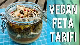 Vegan Feta Tarifi 🇬🇷  Vegan Peynir Tarifleri [upl. by Lezirg]