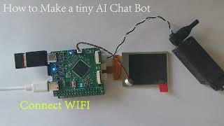 How to make a Voice AI ChatBot on a tiny linux board and make it as your Cat to chat [upl. by Anastasie]