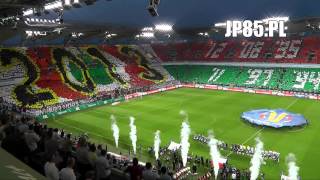 JP85PL  Legia Warszawa 01 Śląsk Wrocław oprawa [upl. by Keenan377]