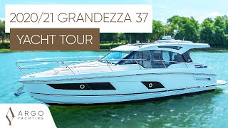 £375000 Yacht Tour amp Walkthrough  202021 Grandezza 37  For Sale in the UK  Luxury Power Boat [upl. by Aicercal]