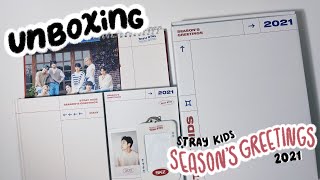 ✰ unboxing stray kids seasons greetings 2021  ✰ [upl. by Vitia791]