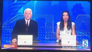 KTLA 5 News at 10pm Sunday breaking news open July 7 2024 [upl. by Bernarr]